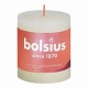BOLSIUS RUSTIEK STOMPKAARS 80/68 - SOFT PEARL ()